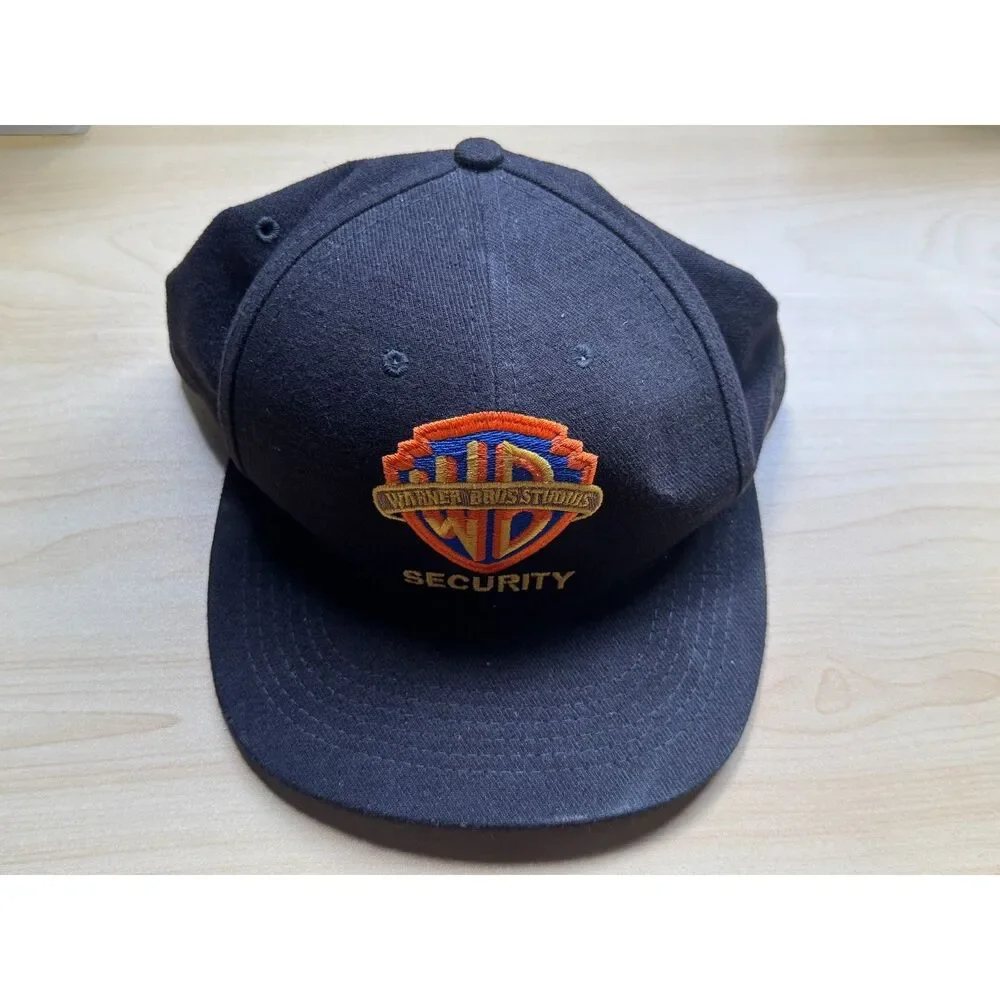 Warner Bros Studios Security Officer Embroidered Baseball Cap Hat Authentic